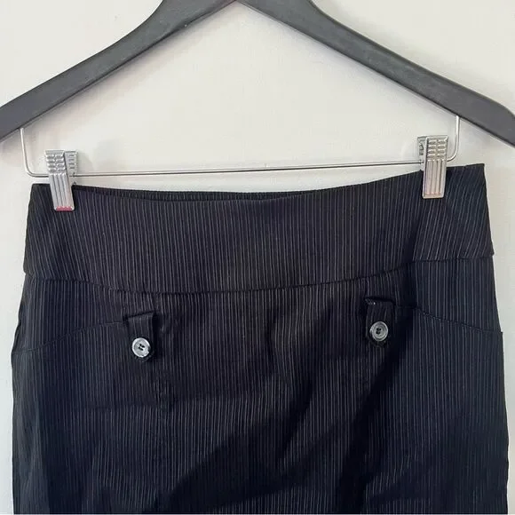 Reitmans Black Pinstripe‎ Pencil Skirt - Picture 7 of 7